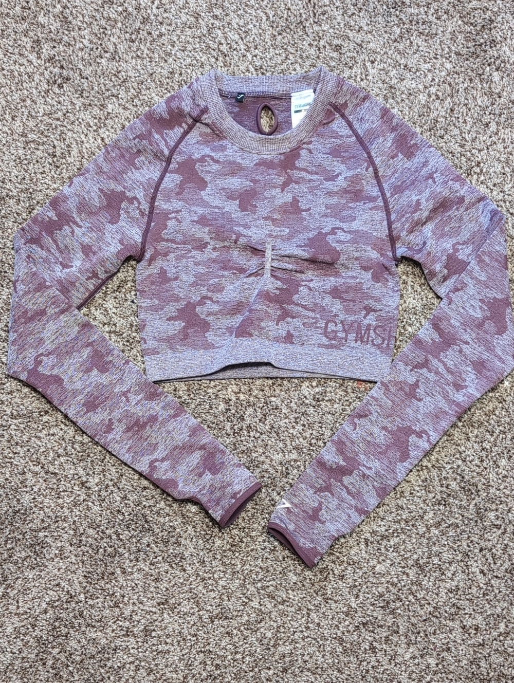 Gymshark Adapt Camo Seamless Long Sleeve Medium